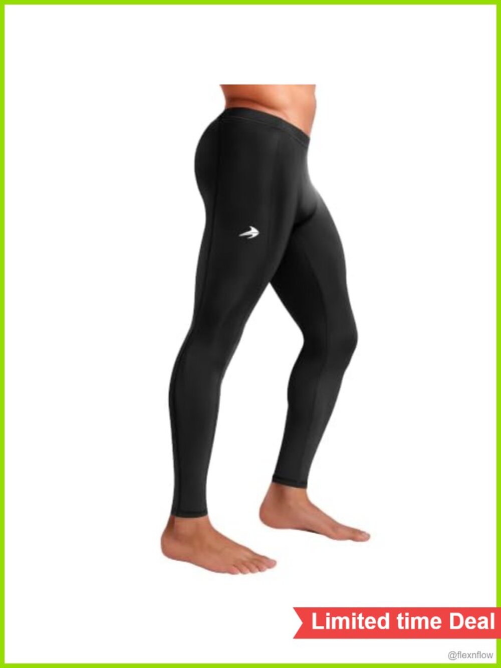 Men's Compression Pants Full Length Athletic Base Layer Running Tights 82%